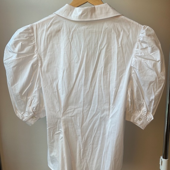 NWT White blouse size medium/42 Brand 8 by YOOX Made in Italy - Picture 2 of 6